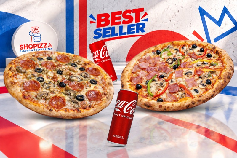 Duo 2 pizzas + 2 boissons